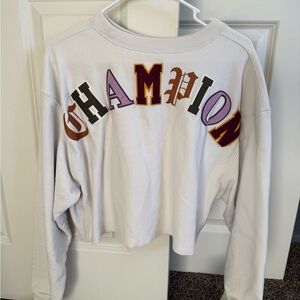 Vintage Champion Off-White Reverse Weave Sweatshirt